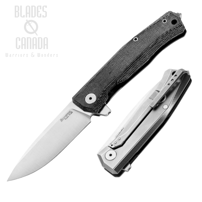 Lion Steel Myto Flipper Framelock Knife, M390, Micarta/Titanium, MT01 CVB